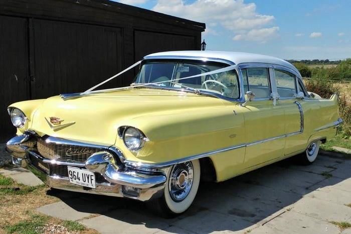 1956 Cadillac Sedan Primrose and 1953 Rolls-Royce Wraith Limousine