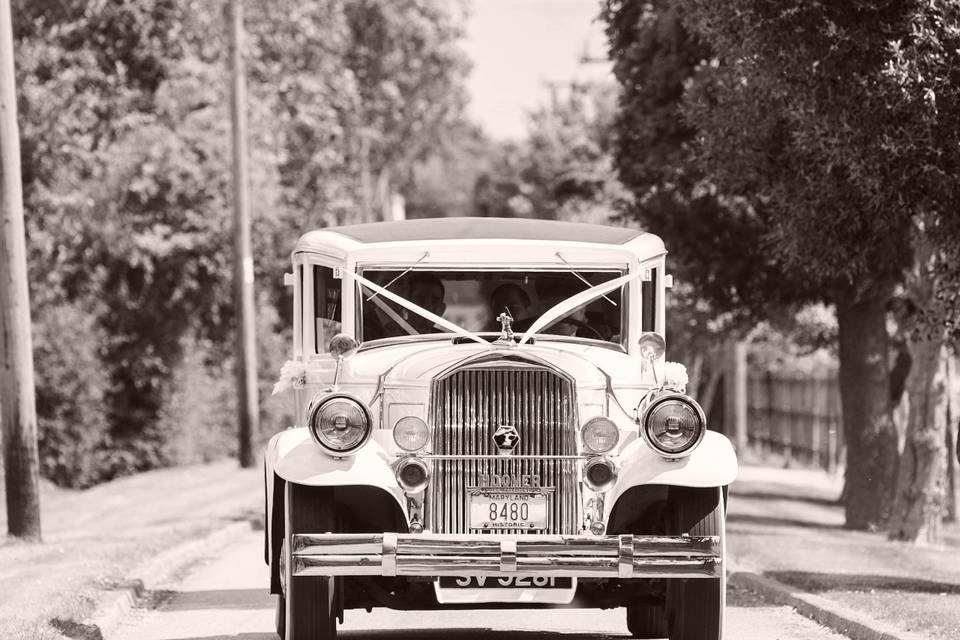 1939 Rolls-Royce and 1956 Cadillac Sedan Yellow