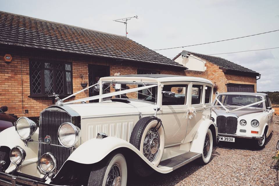 Our two 1939 Rolls-Royce Wraith Limousines