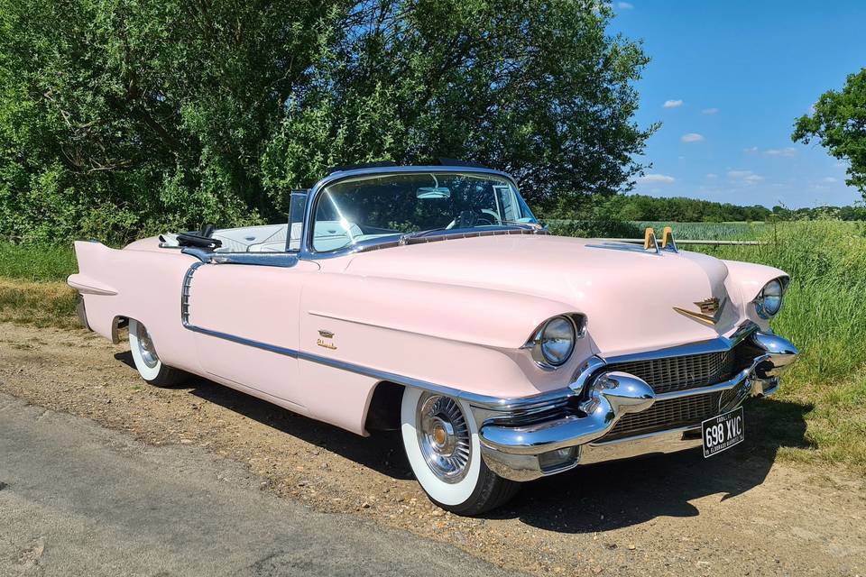 1956 Cadillac Eldorado Biarritz Convertible Pink