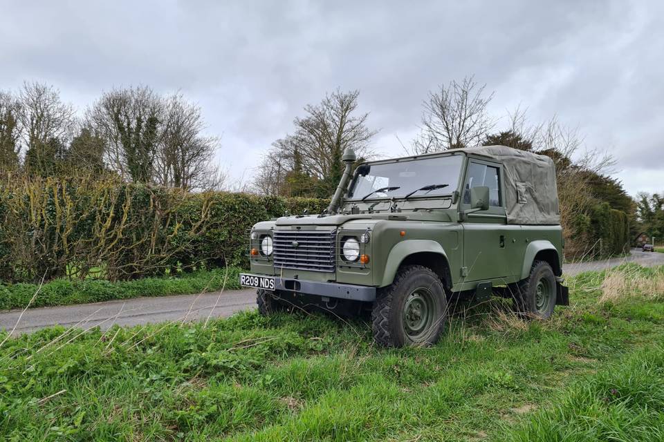 Classic ex military Landrover