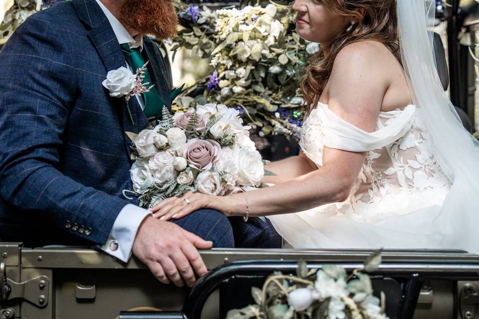 Newlyweds in transit