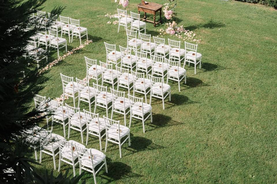 Ceremony panoramic garden