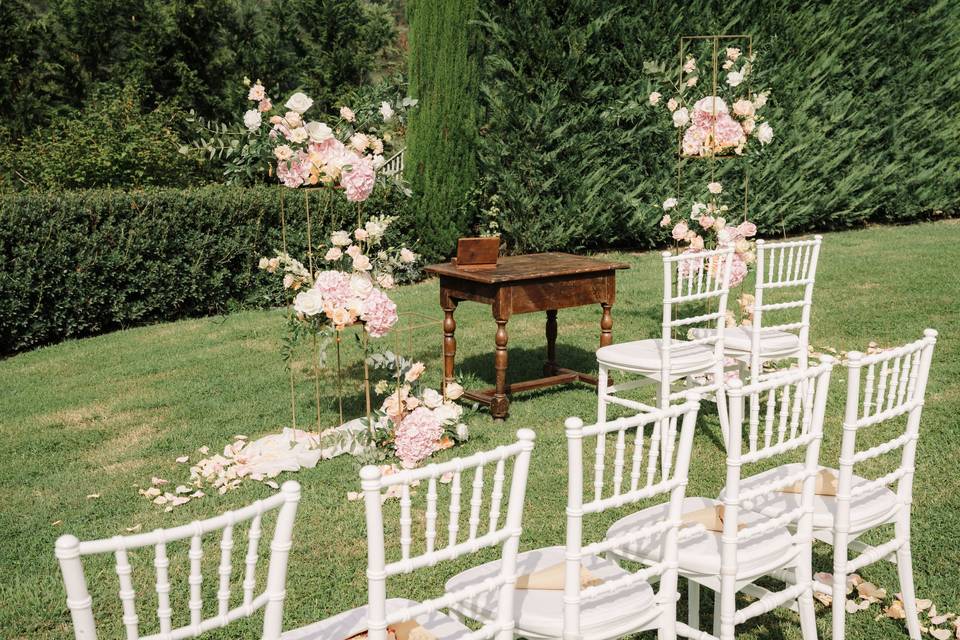 Ceremony panoramic garden