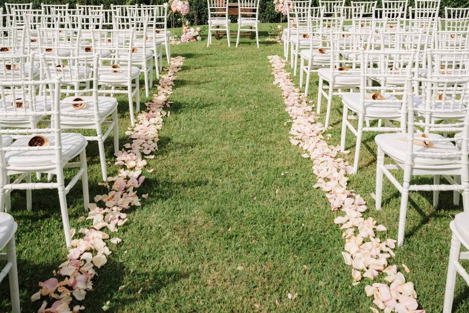 Ceremony panoramic garden