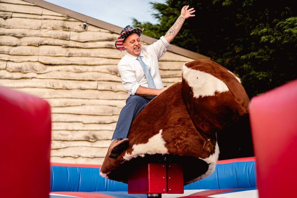 Bucking bronco