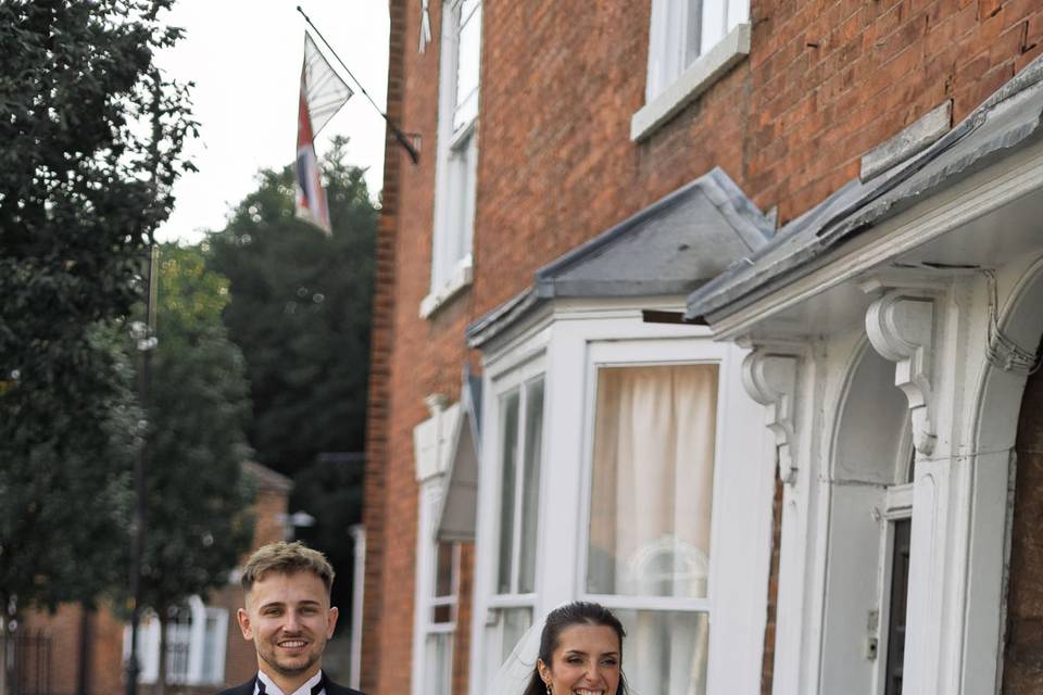 Couple walking