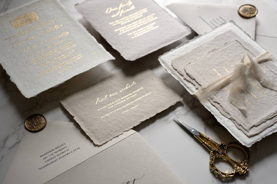 Bespoke with Gold Foil