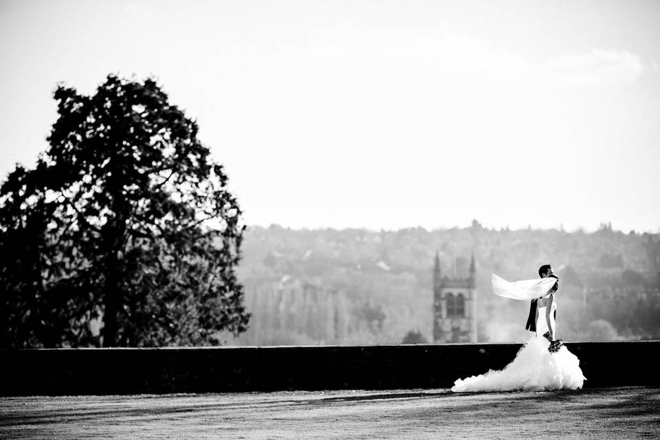 Romantic Wedding Photography at Farnham Castle