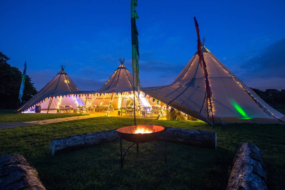 Tipi on the Great Lawn