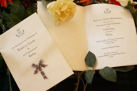 Scottish Wedding Invites