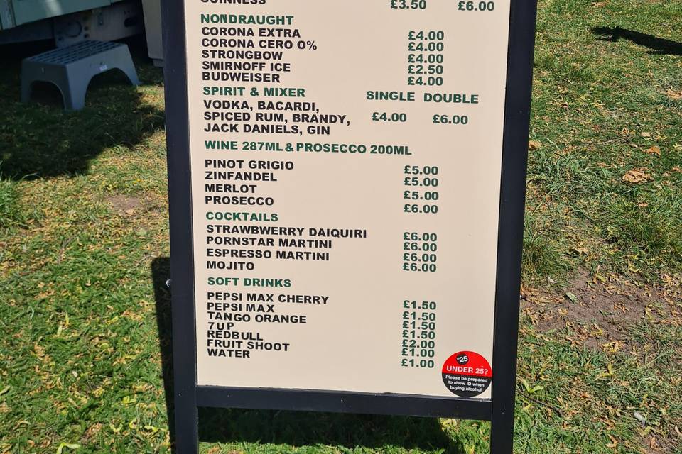 Great menu choice