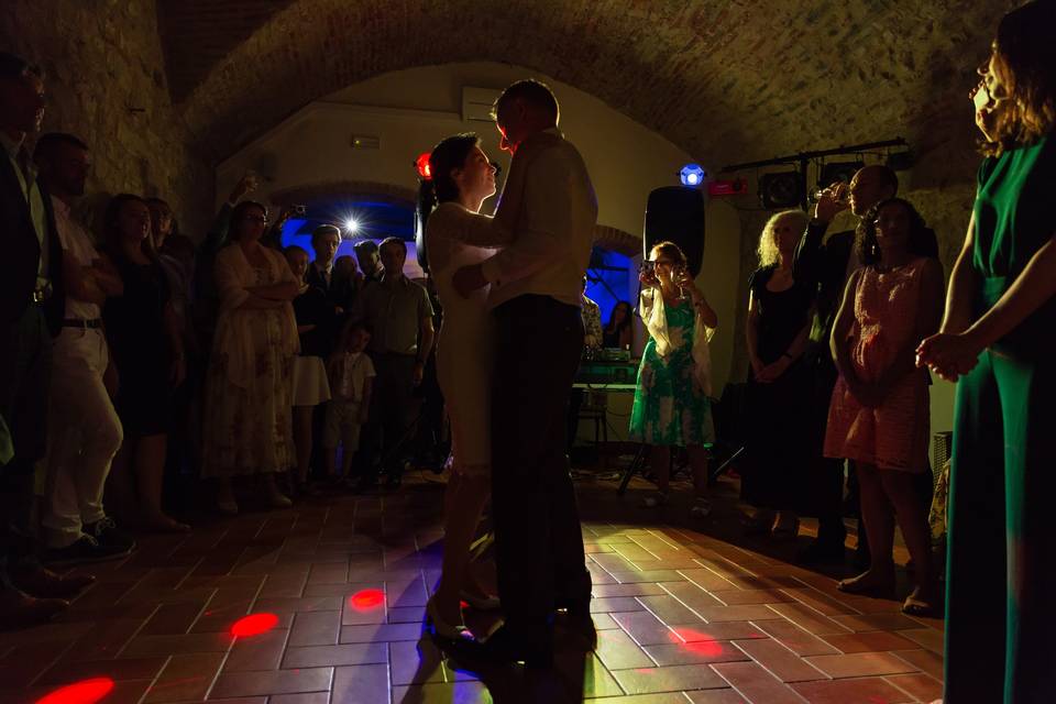 First dance in the cellars