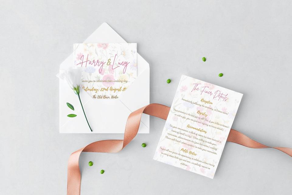 Garden Party Stationery