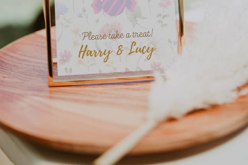 Sweet Table Wedding Sign