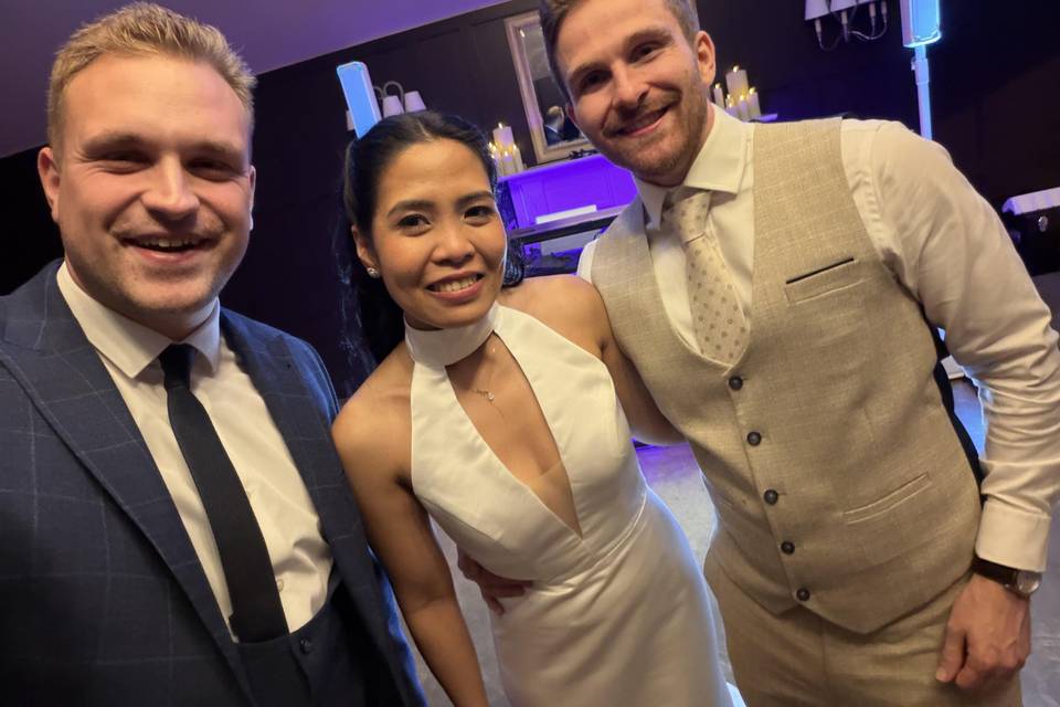 The newly weds at Houchings