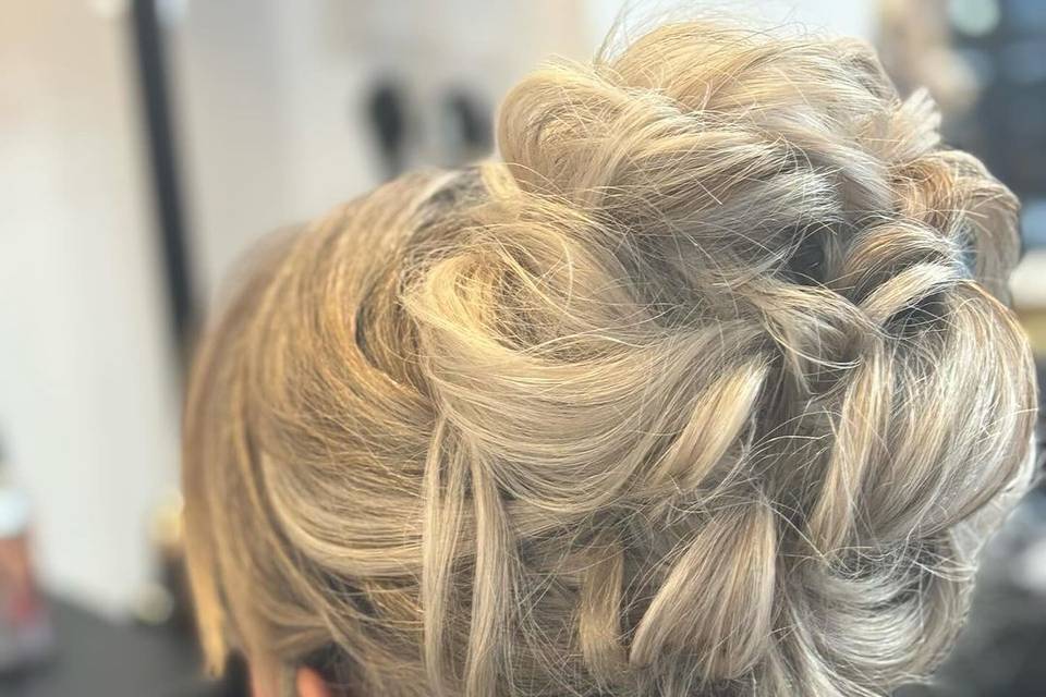 Glamorous updo