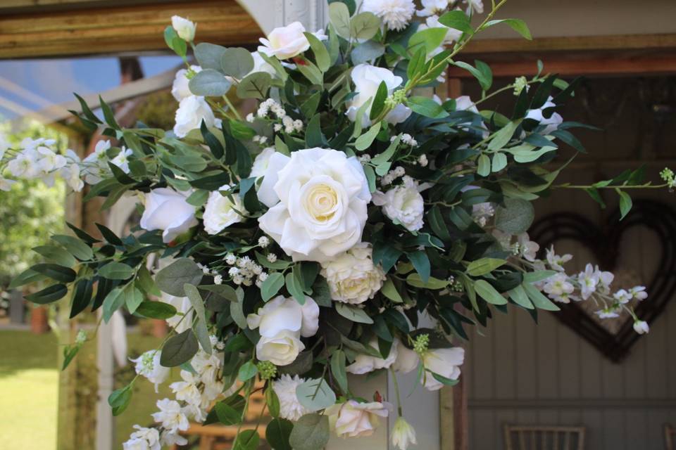 Floral venue decoration