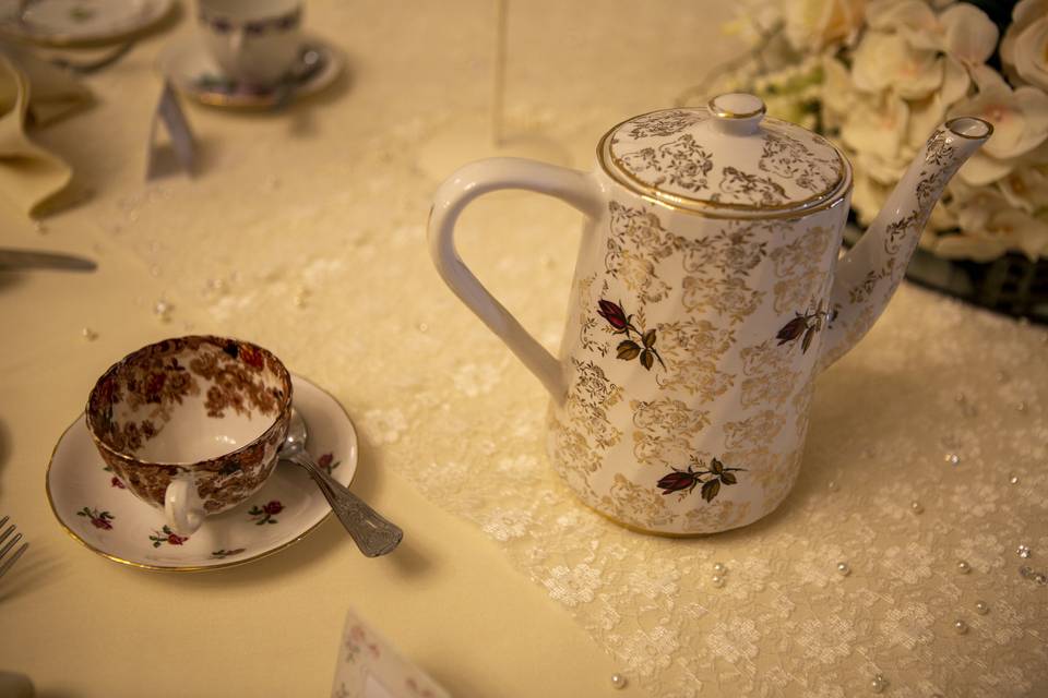 Vintage Afternoon Tea Set-up