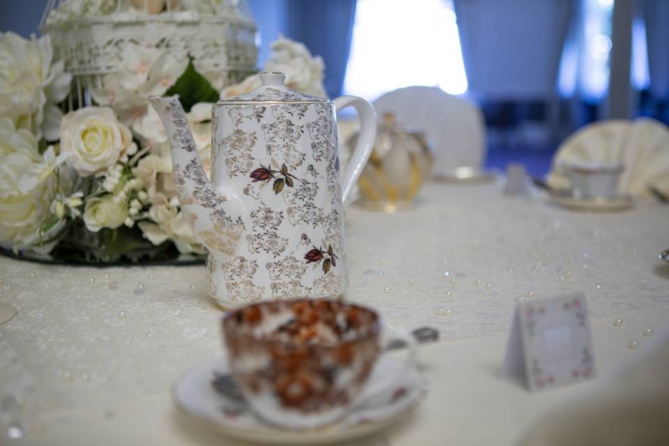 Vintage Afternoon Tea Set-up