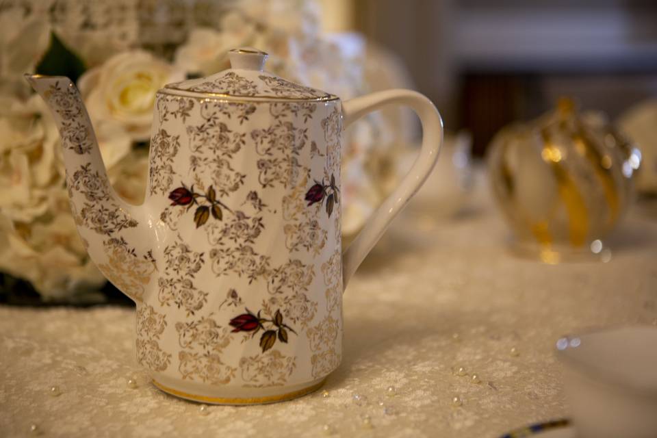 Vintage Afternoon Tea Set-up