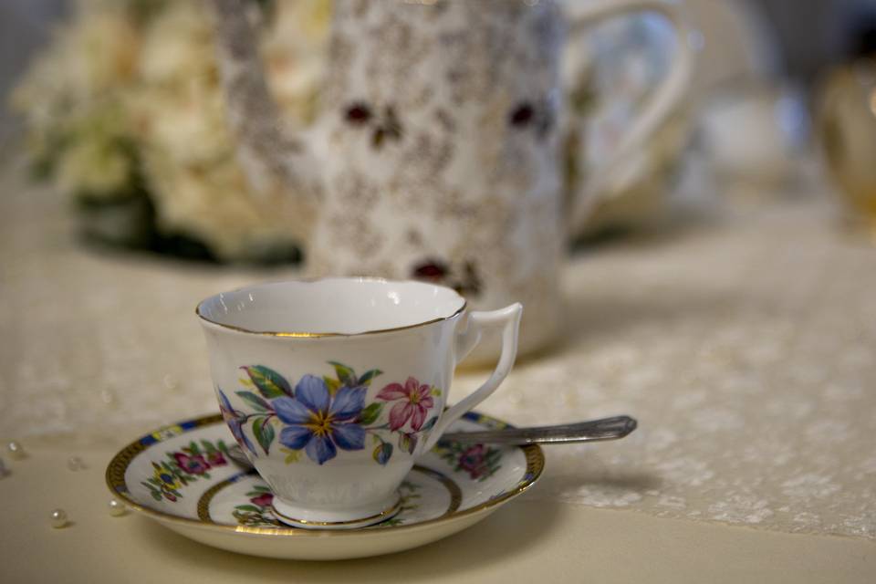 Vintage Afternoon Tea Set-up