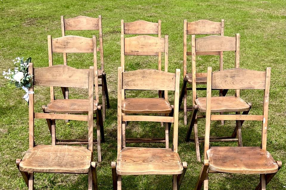 Vintage Folding Chairs
