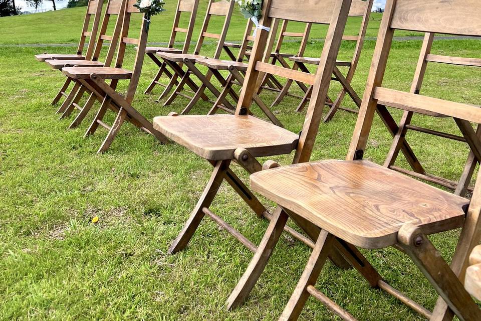 Vintage Folding Chairs