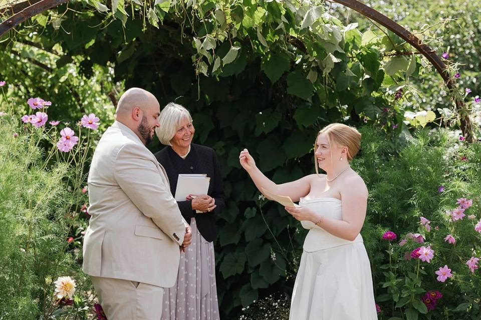 Rosie's vows