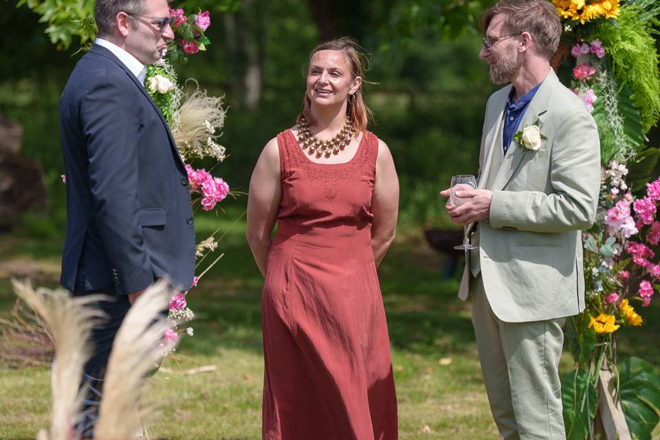 Waiting for the bride