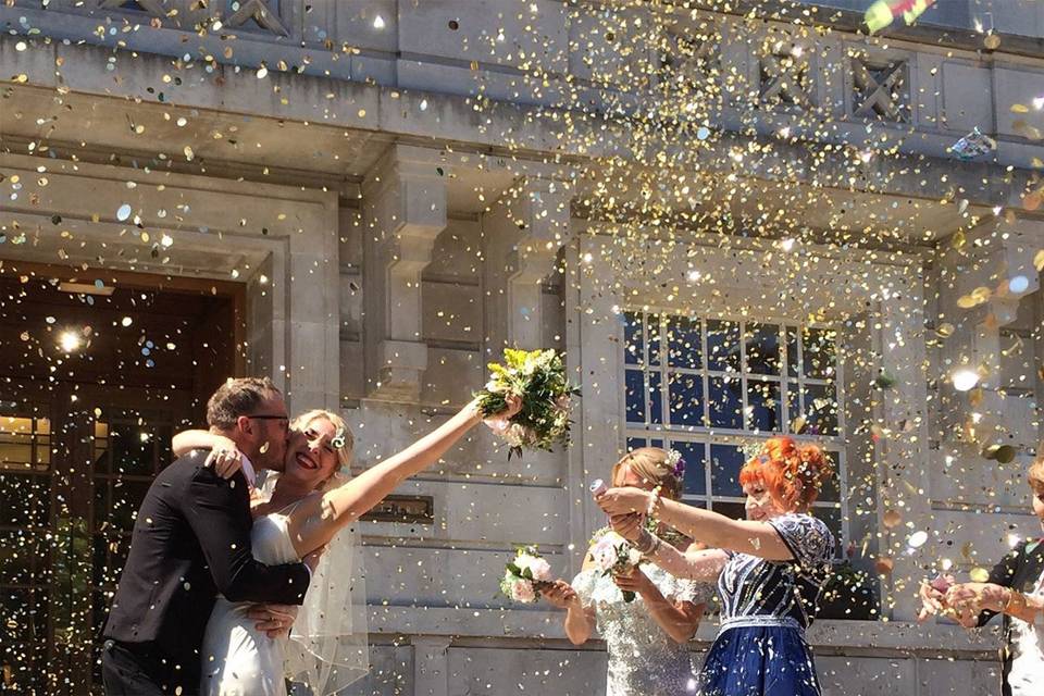 Town wedding