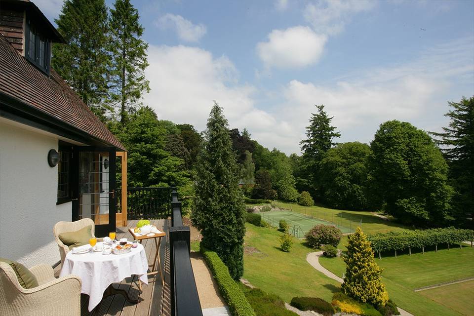 View from the Spa Suite at Gidleigh Park