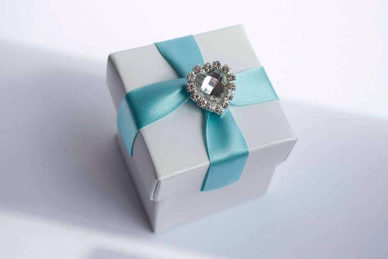 Tiffany inspired favour box