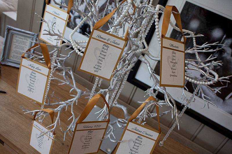 Wishing tree seating planner