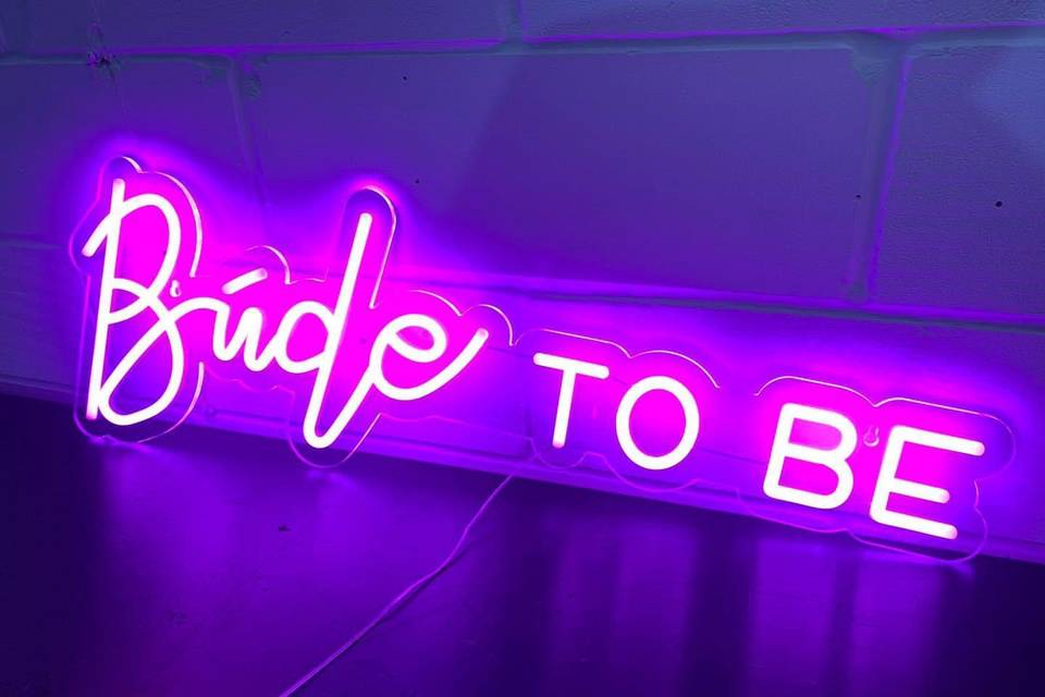 Bride to Be Neon