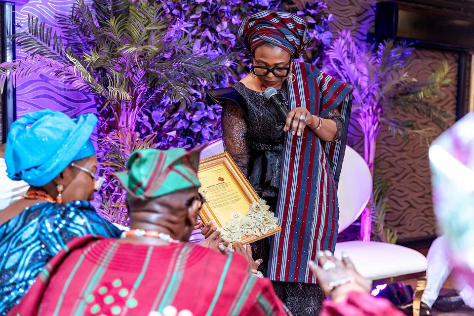 Presentation of the letter