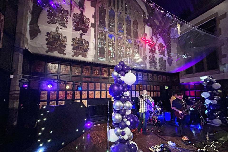 Durham venue setup