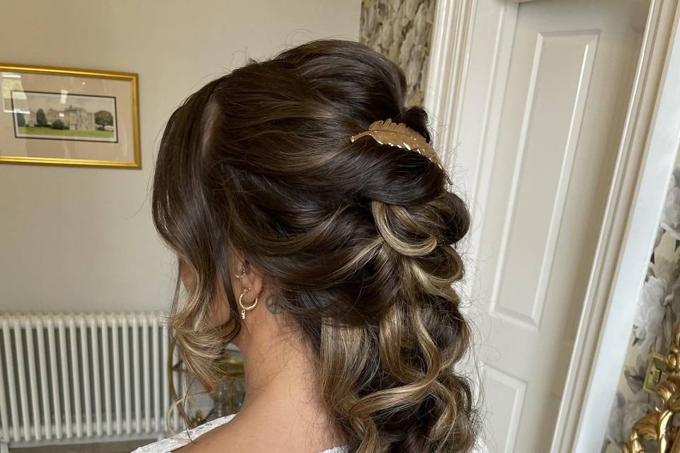 Bridal hair by Sharon