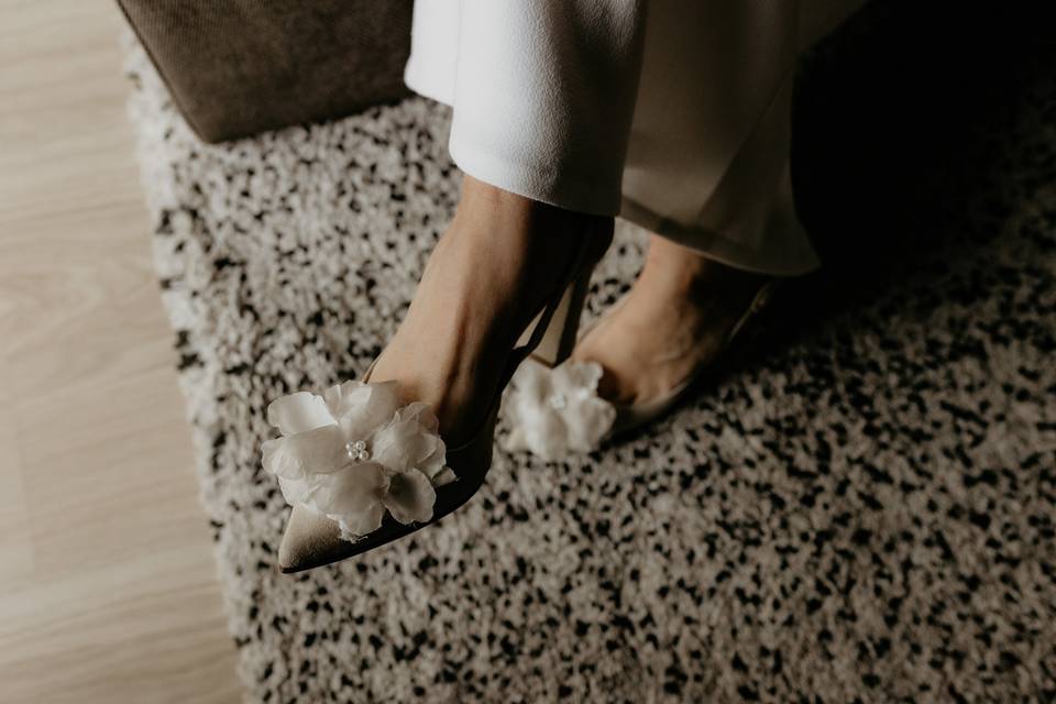 Beautiful wedding shoes