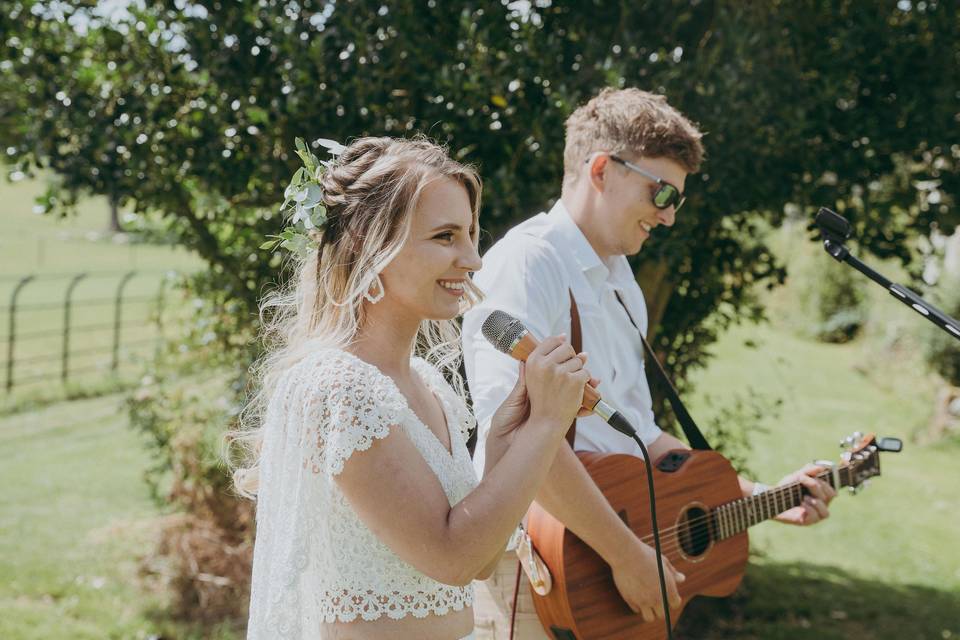 Bride Singing