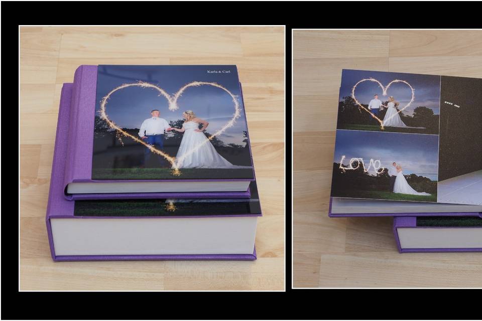 Acrylic fronted albums