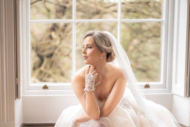 Bride in natural light