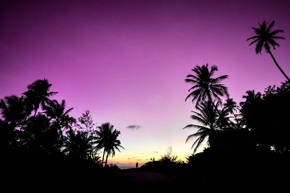 Maldives sunset