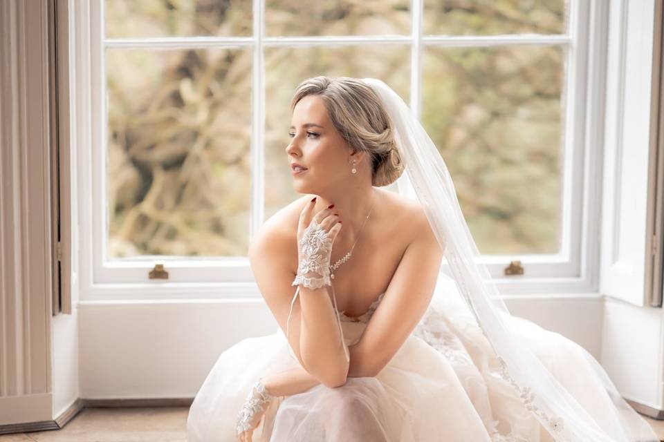 Bride in natural light