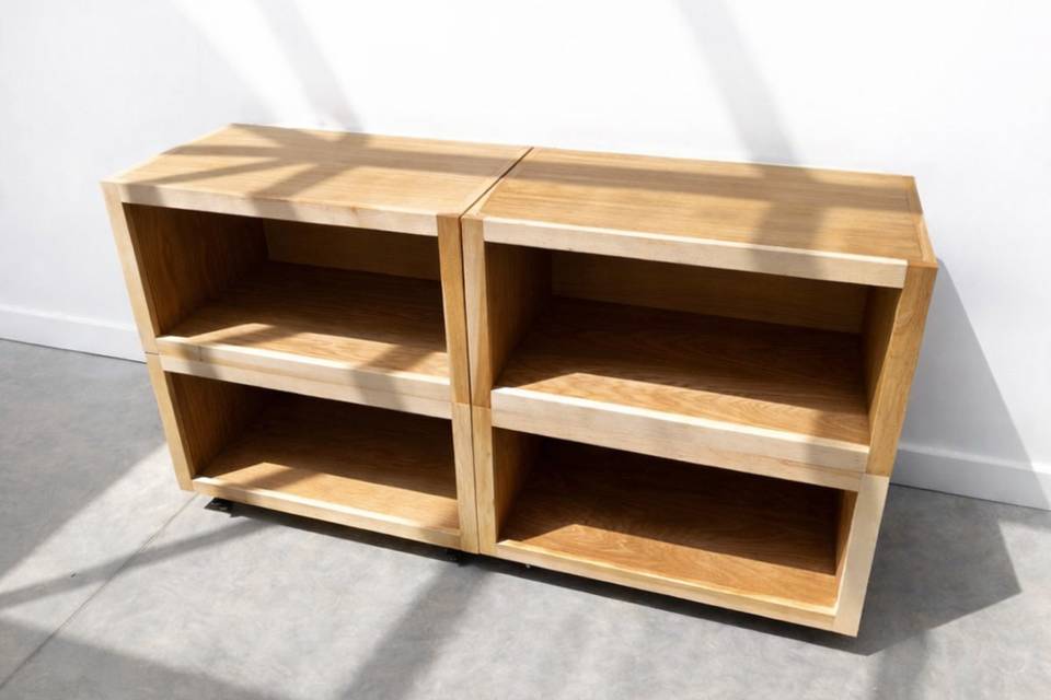 Modular bar with two pieces