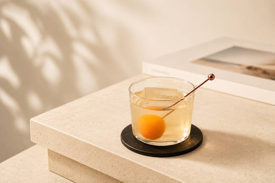 Orange garnish
