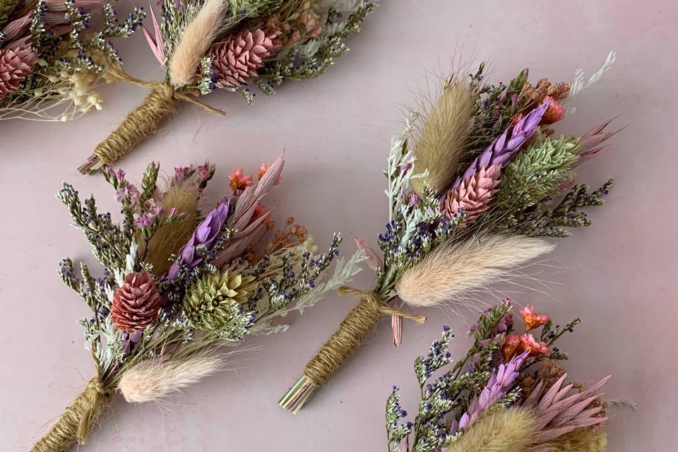 Wild flower buttonhole