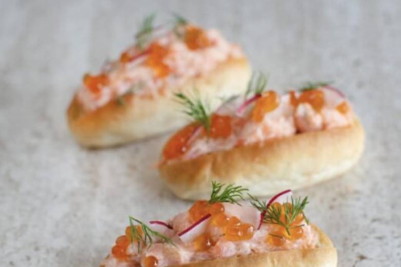 Salmon Rillettes Bridge roll