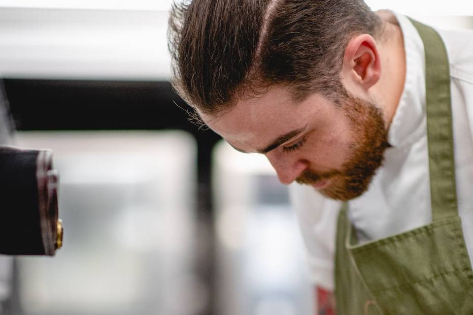 Chef Preparing