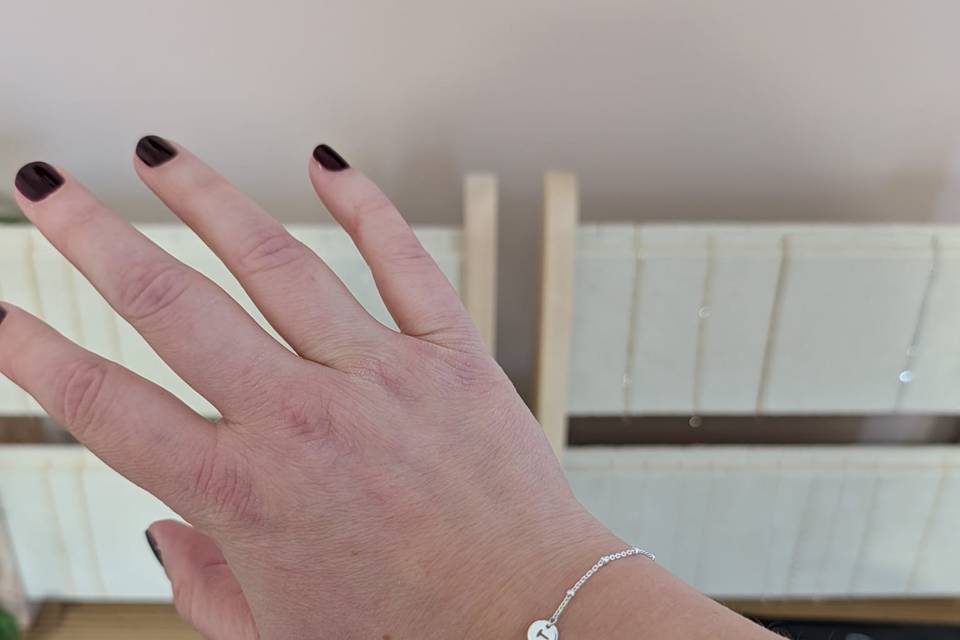 Silver and initial connector